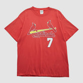 St. Louis Cardinals Majestic 2000s T-shirt Red Vintage