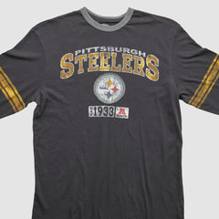 Pittsburgh Steelers NFL 2010s Long Sleeve T-shirt - Black Vintage outlet
