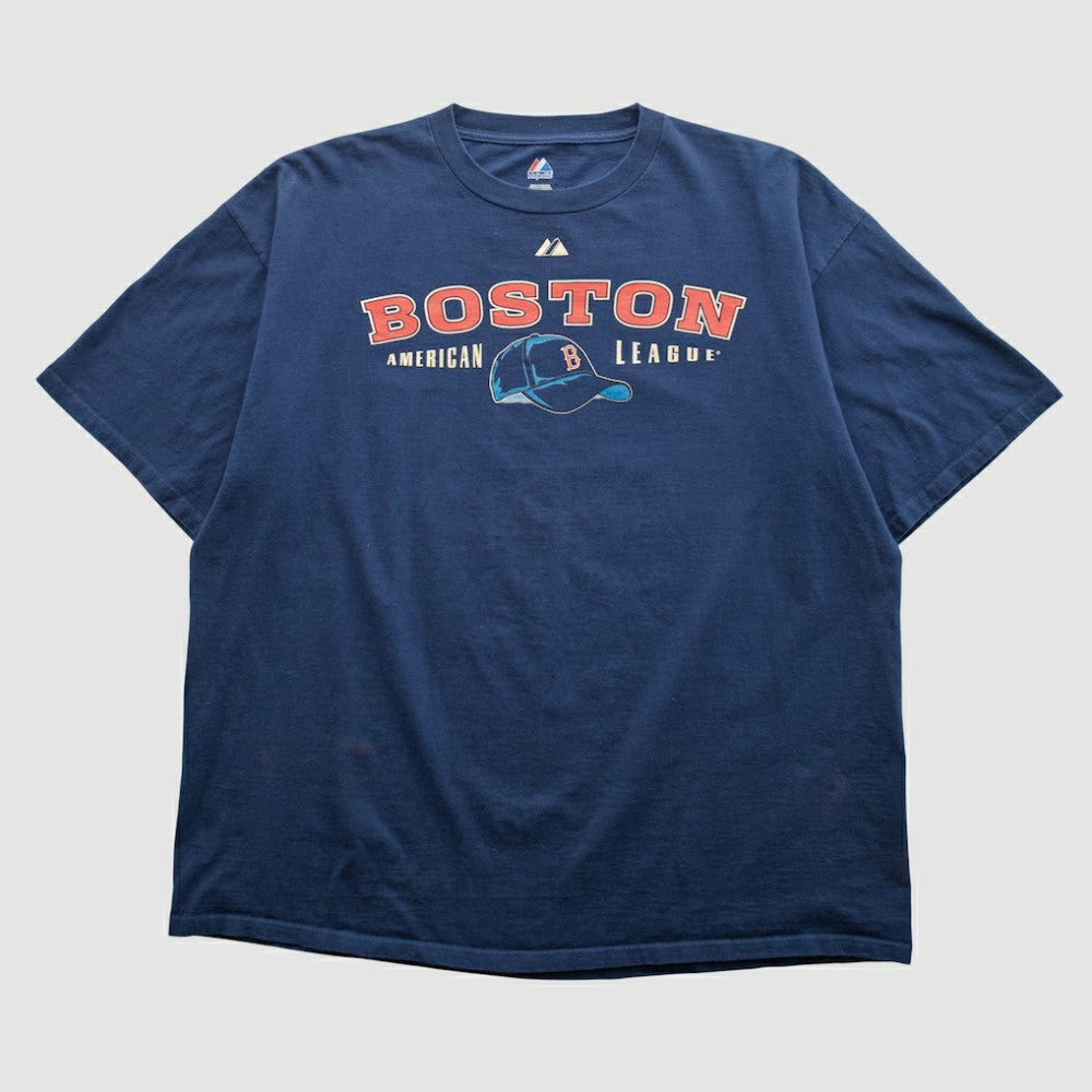 Boston Red Sox Majestic 2000s T-shirt Navy Vintage