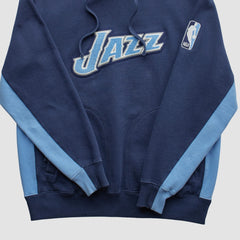 Utah Jazz NBA 2000s Hooded Pullover Sweatshirt - Navy Vintage discount