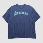 Seattle Mariners Majestic 2000s T-shirt Navy Vintage