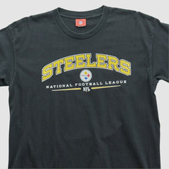 Pittsburgh Steelers NFL 2000s Long Sleeve T-shirt - Black Vintage on sale