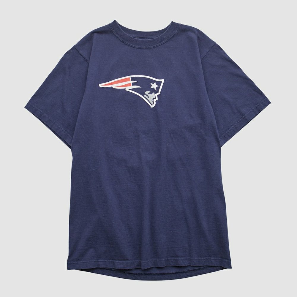 New England Patriots Reebok 2000s T-shirt - Navy Vintage for sale