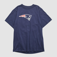 New England Patriots Reebok 2000s T-shirt - Navy Vintage for sale