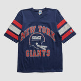 New York Giants Logo 7 90s T-shirt - Navy Vintage on sale