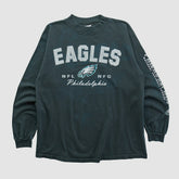 Philadelphia Eagles NFL 2000s Long Sleeve T-shirt - Charcoal Vintage outlet
