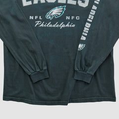 Philadelphia Eagles NFL 2000s Long Sleeve T-shirt - Charcoal Vintage outlet