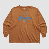 Detroit Lions NFL 2000s Long Sleeve T-shirt - Clay Vintage cheap