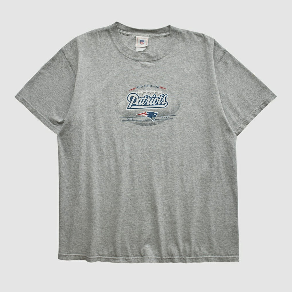 New England Patriots NFL 2000s T-shirt - Heather Gray Vintage outlet