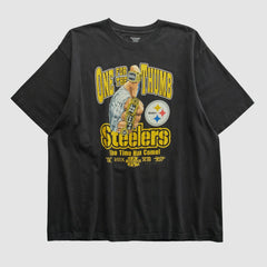 Pittsburgh Steelers Reebok 2006 T-shirt - Black Vintage sale