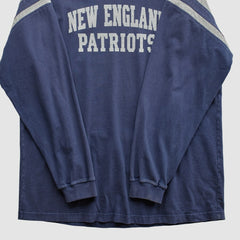 New England Patriots NFL 2000s Long Sleeve T-shirt - Navy Vintage online