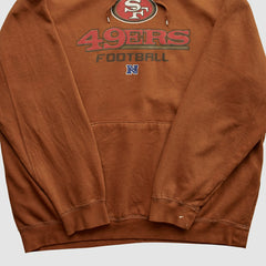 San Francisco 49ers NFL 2010s Hooded Pullover Sweatshirt - Clay Vintage online