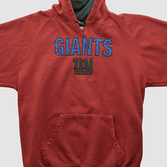 New York Giants Reebok 2000s Hooded Pullover Sweatshirt - Red Vintage on sale