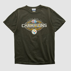 Pittsburgh Steelers Reebok 2006 T-shirt - Charcoal Vintage cheap