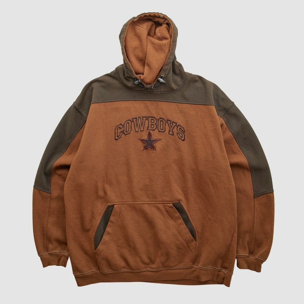 Dallas Cowboys Cowboys Authentic Apparel 2000s Hooded Pullover Sweatshirt - Clay Vintage for sale