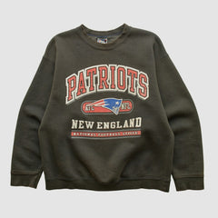 New England Patriots Pro Player 90s Pullover Sweatshirt - Charcoal Vintage cheap