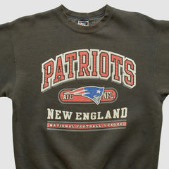 New England Patriots Pro Player 90s Pullover Sweatshirt - Charcoal Vintage cheap