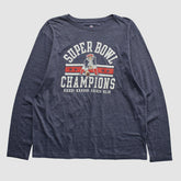 New England Patriots NFL Pro Line 2015 Long Sleeve T-shirt - Navy Vintage cheap