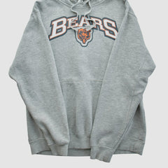 Chicago Bears 2010s Hooded Pullover Sweatshirt - Heather Gray Vintage for sale