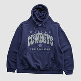 Dallas Cowboys 2010s Hooded Pullover Sweatshirt - Navy Vintage on sale