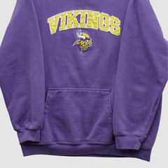 Minnesota Vikings NFL 2000s Hooded Pullover Sweatshirt - Purple Vintage sale