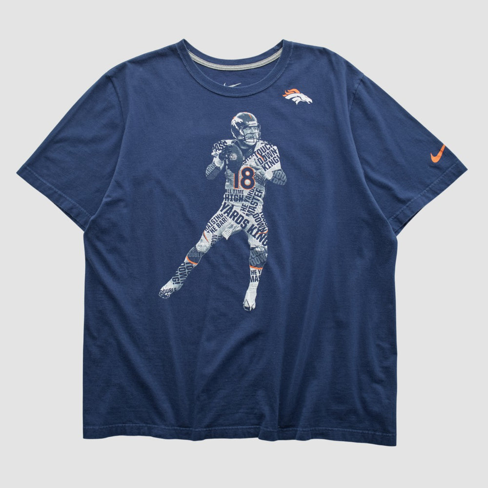 Denver Broncos 2010s T-shirt - Navy Vintage outlet