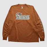 New England Patriots Reebok 2000s Long Sleeve T-shirt - Clay Vintage on sale