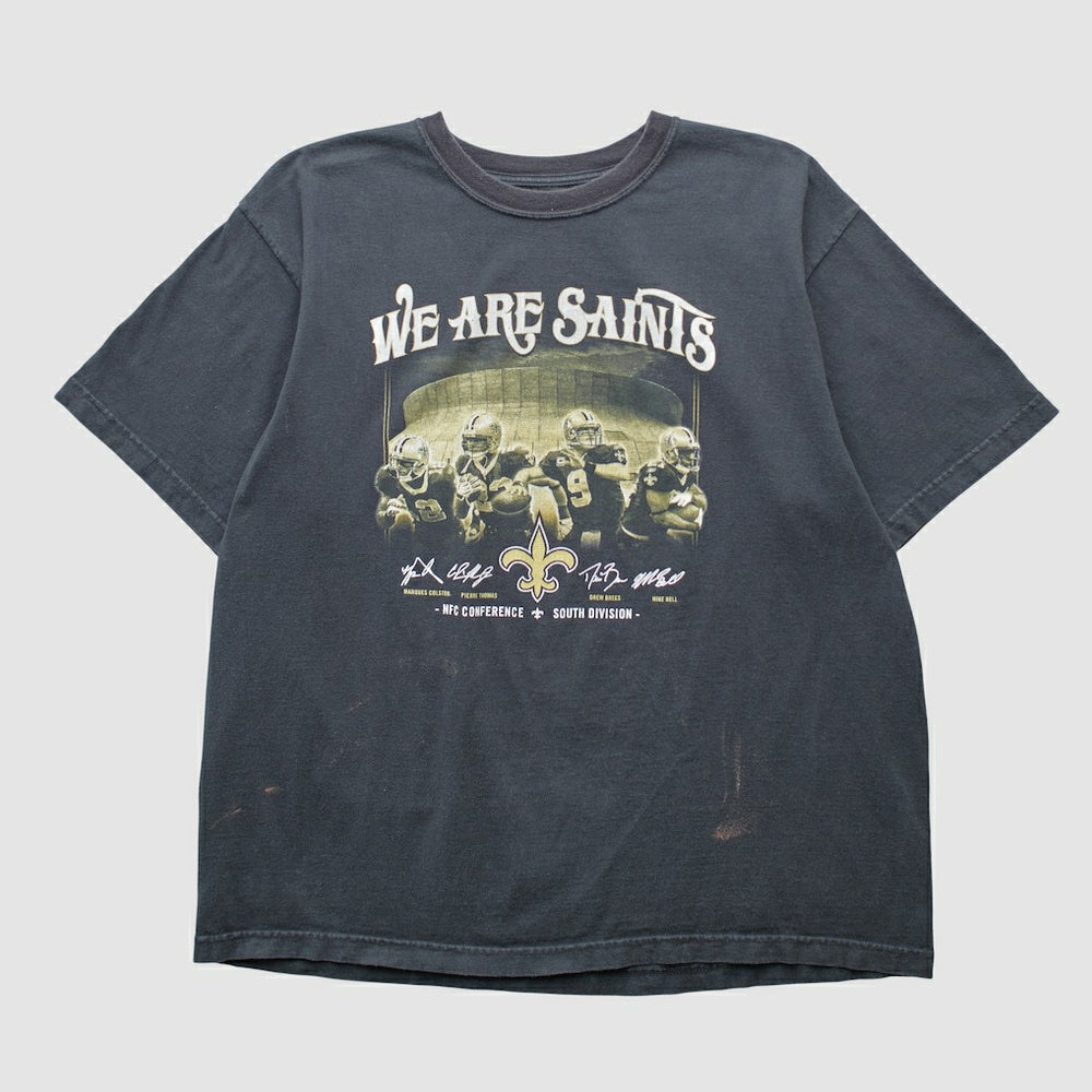 New Orleans Saints Reebok 2000s T-shirt - Black Vintage on sale