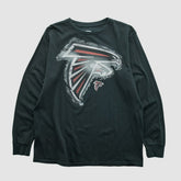Atlanta Falcons NFL 2010s Long Sleeve T-shirt - Black Vintage sale