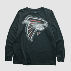 Atlanta Falcons NFL 2010s Long Sleeve T-shirt - Black Vintage sale