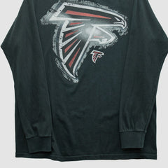 Atlanta Falcons NFL 2010s Long Sleeve T-shirt - Black Vintage sale