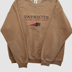 New England Patriots Jostens 90s Pullover Sweatshirt - Clay Vintage on sale