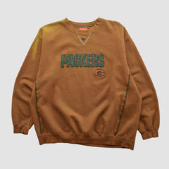 Green Bay Packers NFL 2000s Pullover Sweatshirt - Brown Vintage on sale