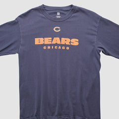 Chicago Bears NFL 2000s Long Sleeve T-shirt - Navy Vintage cheap