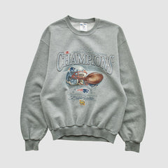 American Football Conference Jerzees 2003 Pullover Sweatshirt - Dark Heather Gray Vintage cheap