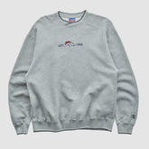 Denver Broncos Champion 2000s Pullover Sweatshirt - Heather Gray Vintage online