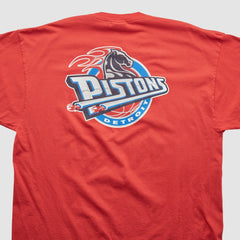 Detroit Pistons Reebok 2000s T-shirt sale - Red Vintage sale