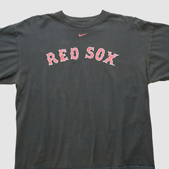 Boston Red Sox 2000s Long Sleeve T-shirt Black Vintage