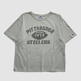 Pittsburgh Steelers Champion 90s T-shirt - Heather Gray Vintage outlet