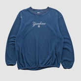 New York Yankees Lee Apparel 2000s Pullover Sweatshirt Navy Vintage