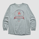 World Series Champions Majestic 2007 Long Sleeve T-shirt Heather Gray Vintage