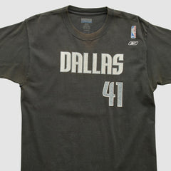 Dallas Mavericks Reebok 2000s T-shirt sale - Black Vintage for sale