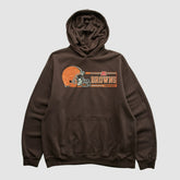 Cleveland Browns NFL 2000s Hooded Pullover Sweatshirt - Brown Vintage discount