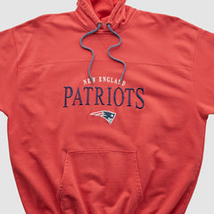 New England Patriots NFL 2000s Hooded Pullover Sweatshirt - Red Vintage cheap