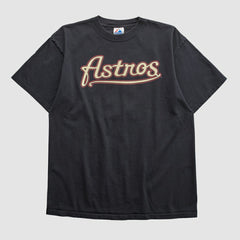 Houston Astros Majestic 2000s T-shirt Black Vintage