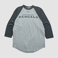 Cincinnati Bengals Reebok 2000s T-shirt - Heather Gray Vintage cheap