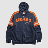 Chicago Bears NFL 2010s Hooded Full Zip Sweatshirt - Navy Vintage online