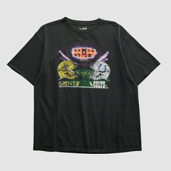Super Bowl XLIV NFL 2010 T-shirt - Black Vintage cheap