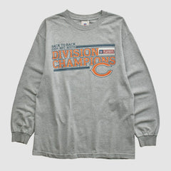 Division Champions NFL 2006 Long Sleeve T-shirt - Heather Gray Vintage discount