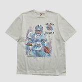 Dallas Cowboys Jerzees 1993 T-shirt - White Vintage on sale